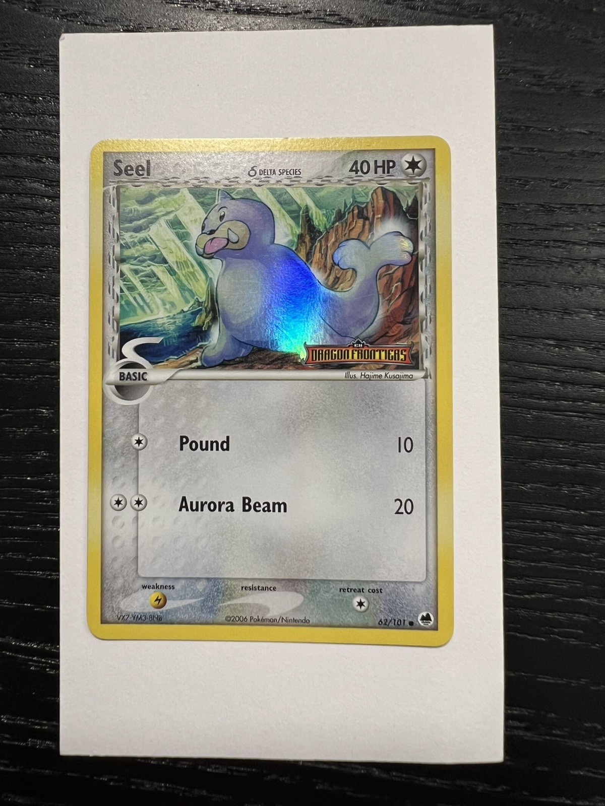 Seel 62/101 EX Dragon Frontiers Reverse Holo NM Pokemon TCG Delta Species