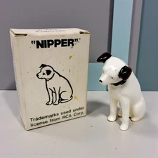 VINTAGE RCA NIPPER DOG FIGURINE #743 SARSAPARILLA DECO DESIGNS RCA STORE JAPAN