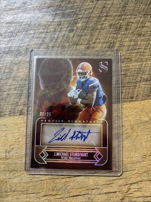 2025 Panini Silhouette Profile Signatures J. Michael Sturdivant Auto /25