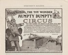1908 HUMPTY DUMPTY CIRCUS AD-SCHOENHUT TOY FACTORY — photo 1
