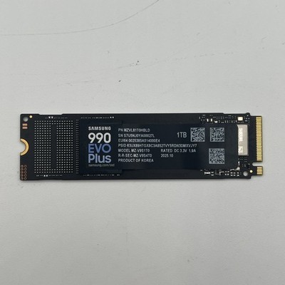 Samsung 990 EVO Plus 1TB SSD, PCIe Gen 4x4, Gen 5x2 M.2 2280