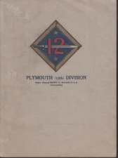 United States Army Plymouth 12th Division Roster Camp Devens MA 11/30 1918