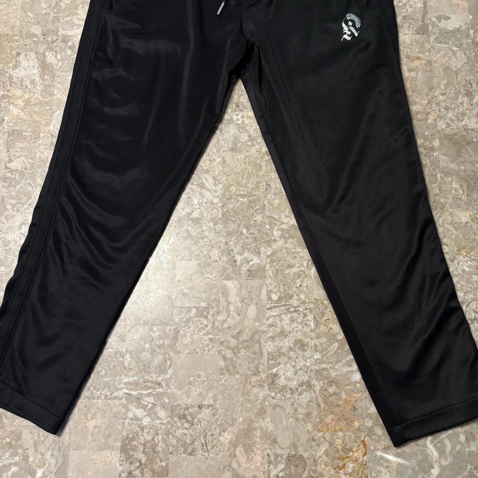 Kith Tracksuit Program Pants Mens Large Black Sweatpants Wreath Weave 2018 - Image 4 of 4
