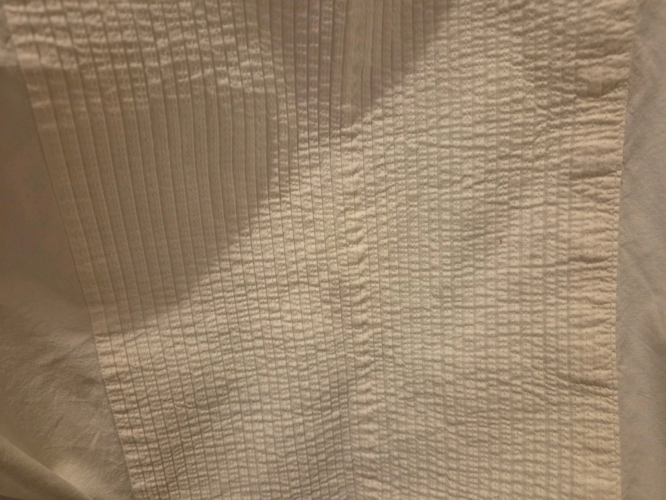 Funda nórdica Kelly Hoppen egipcia cuna reina crema 2 texturizadas doble borde ITALIA Foto 4 de 4