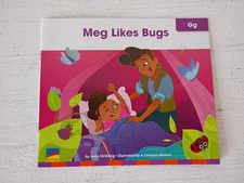 Meg Likes Bugs By Anne Stribling - Benchmark Start Up Phonics Book - #17 - Gg