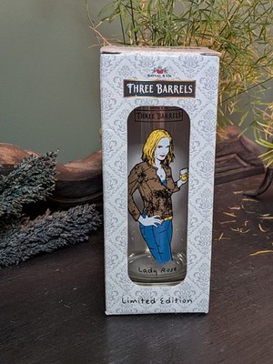 Three Barrels XO Brandy Glas ''Lady Rose'' Limited Edition - Boxed - Raynal & Cie