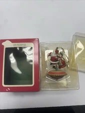 Carlton Cards Christmas, Santa Dancing Couple 1991 Heirloom Collection Ornament
