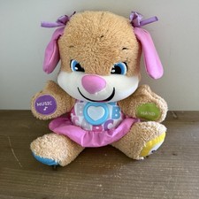 Fisher-Price Laugh  Learn Smart Stages interactive Puppy Plush Pink Plush Toy