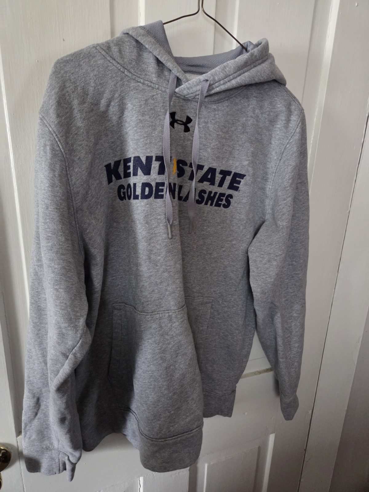Gray Under Armour Kent State Golden Flashes Hoodie Men's Size M thumbnail 6