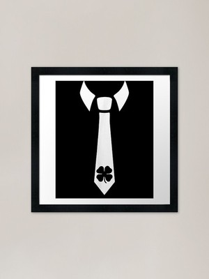 Irish Tie Clover Saint Patricks Day gerahmtes Wandbild Poster Leinwanddruck Bild