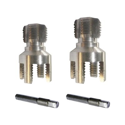 Double Size Pipes Threading Kit 1/2Inch 3/4In Carbon Steel Hex Shank Drill