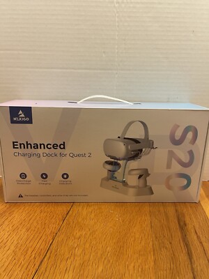 NexiGo Enhanced Charging Dock with LED Light [On/Off] for Oculus Quest 2, [Su...