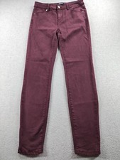 Buffalo David Bitton Women's Jeans Sz 4/27 Purple Royal Stretch Skinny Mid Rise