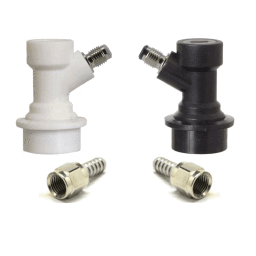 Ball Lock MFL Coupler Set w/ swivels Homebrew Draft Beer Corny Keg Tap Soda - Picture 1 of 1