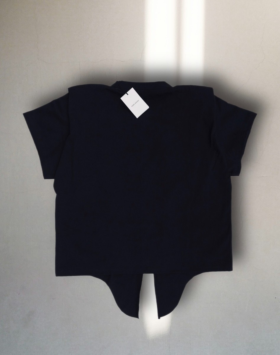 ISABEL MARANT BELITA Tee Shirt T-shirt Size XL black tops