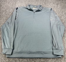 Nike Golf Tour Performance Dri Fit 1/4 Zip Mens Large Pullover Stretch Sweater