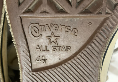 vintage converse chuck taylor made in usa Fold Down Hi Top sz 4 1
