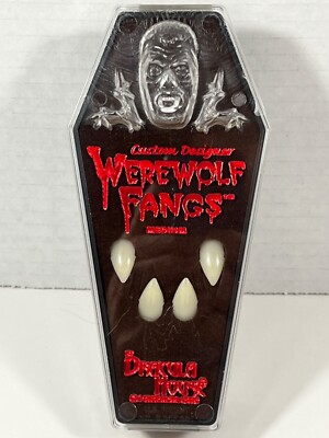 Werewolf Fangs Custom Fitted Teeth Prosthetic Halloween Cosplay BRAND NEW