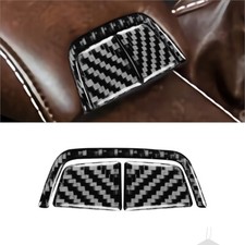 3Pcs Kohlefaser Mittelarmlehne Knopfleiste für BMW 6er E63 E64 2004-2010