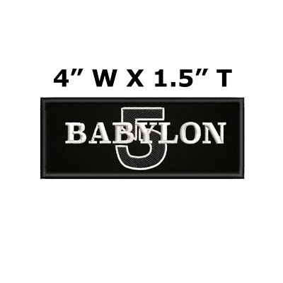 Babylon 5 Patch Embroidered Iron-on Applique TV Series Sci-Fi Fan
