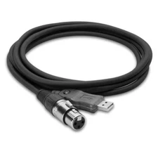 Hosa Technology 10' (3m) Tracklink Microphone XLR Female to USB Interface Cable