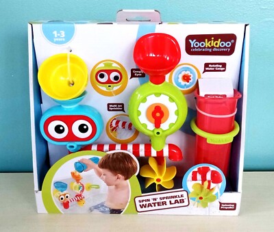 YooKidoo Spin N Sprinkle Water Lab Bath Toy-1 to 3 years - NIB