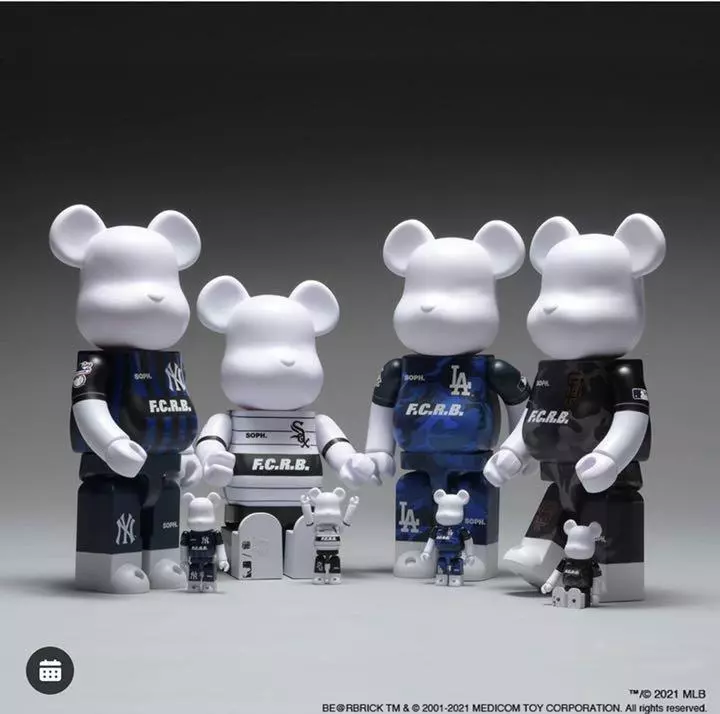 BE@RBRICK FCRB MLB 100% & 400% set BE@RBRICK FCRB MLB Set