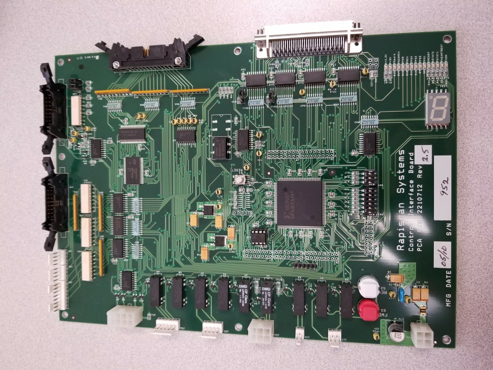 Carte électronique LE ARRAY Pour Système Rapiscan – Référence 2278502, état Neuf / Excellent