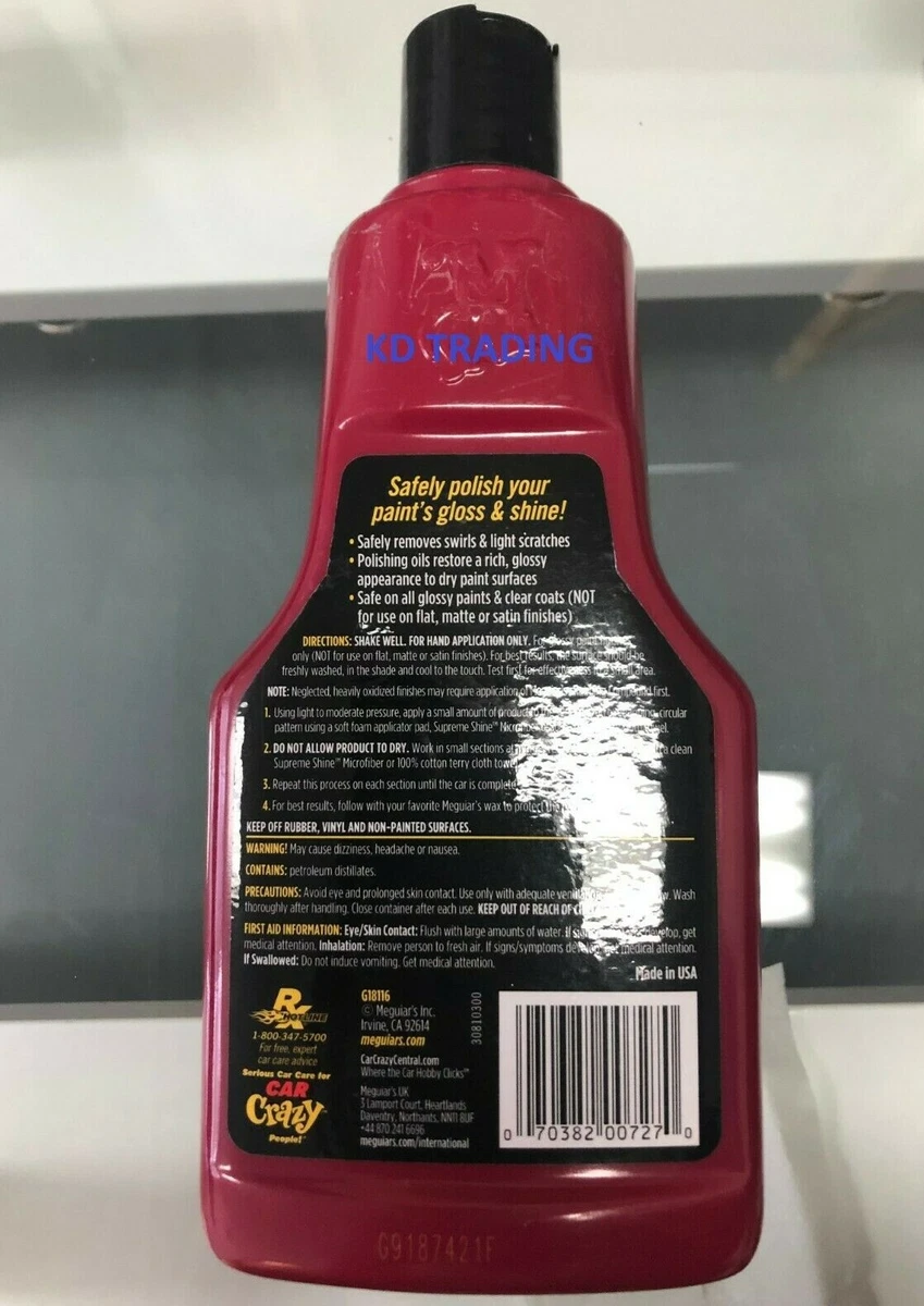 Meguiar's Clear Coat Safe Rubbing Compound Clear Coat Safe Paint