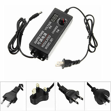3-12V 5A 60W AC/DC Switching Power Supply Power Adapter Display USA Plug