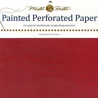 Winterberry Painted Perforated Paper Mill Hill 14 Count 9x12 Inches