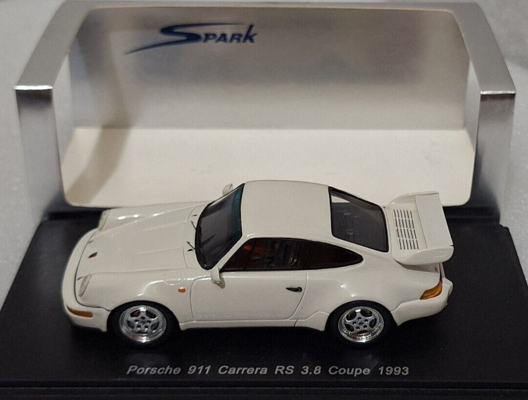 Porsche 911 964 Carrera RS 3.8 Coupe 1993 White 1:43 Spark Porsche 911 964 Carrera RS 3.8 Coupe 1993 White 1:43 Spark