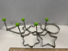 5 Pcs Fried Egg  Stainless Steel Pancake Ring Mold Cooking Kitchen Tools