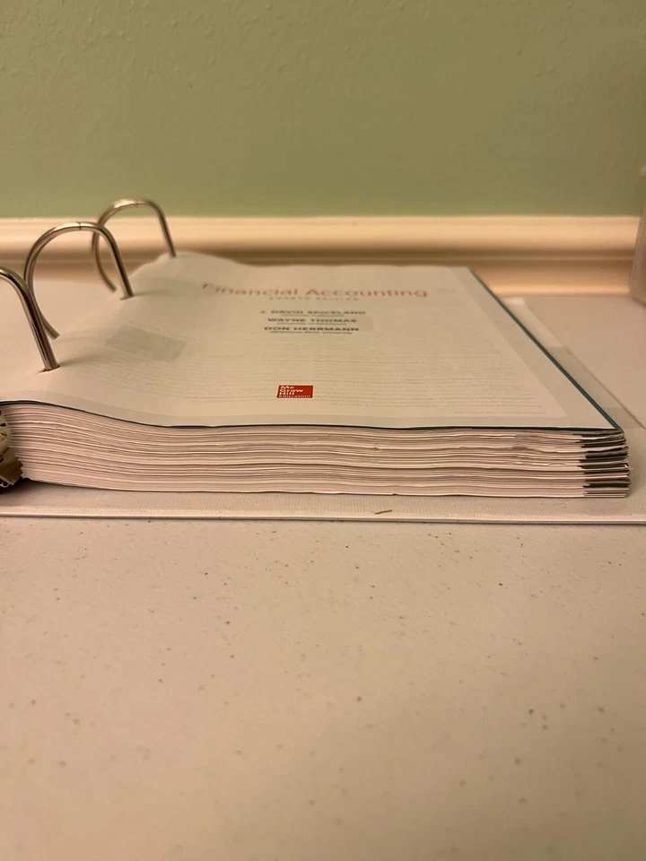 Financial accounting 4th edition J David Spiceland Wayne Thomas Don Herrmann - Image 3 of 3