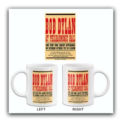 Bob Dylan - Philharmonic Hall - New York - 1964 - Concert Mug