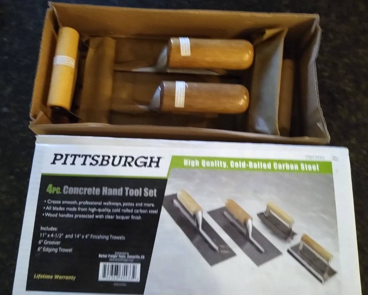 4Piece Concrete Hand Tool Set By Harbor Freight Tools, 46 OFF