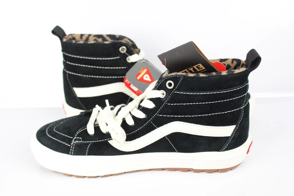 Vans MTE 1 Sk8-Hi Zapatos Aislados Impermeables Para Mujer 11/Hombre 9.5 Negro Leopardo Foto 2 de 4
