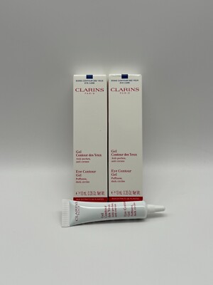 Clarins Eye Augen Contour Gel Augenpflege Parfumfrei (2x10ml)