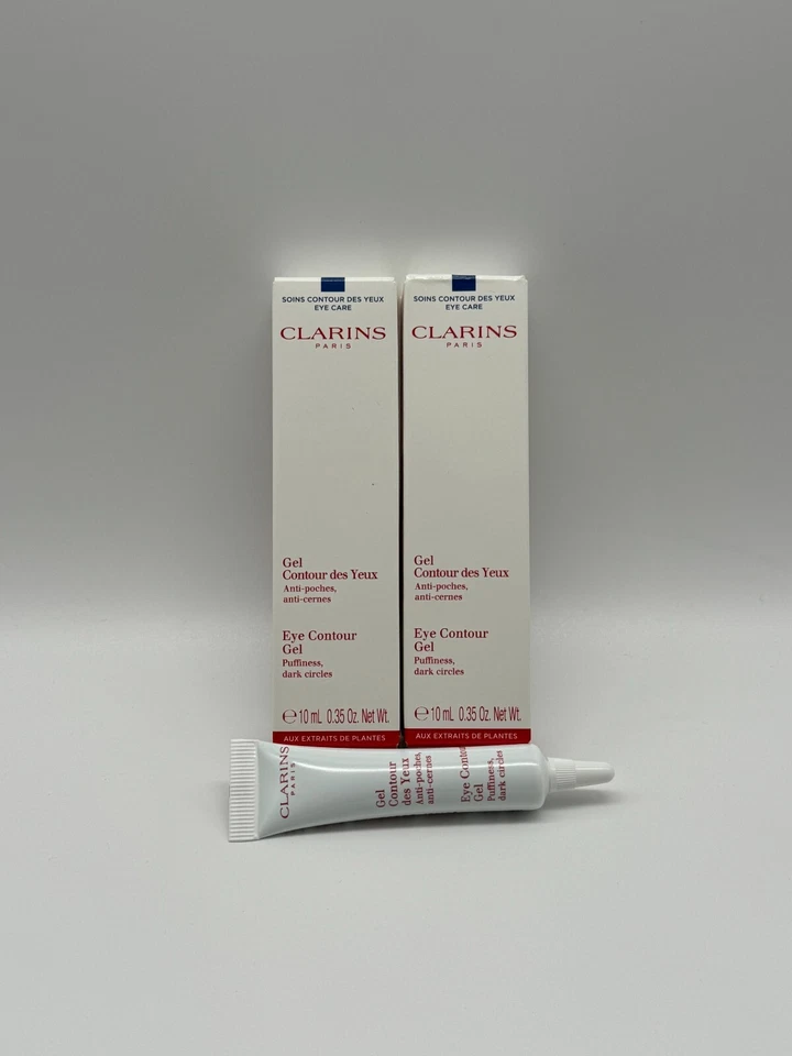 Clarins Eye Augen Contour Gel Augenpflege Parfumfrei (2x10ml)