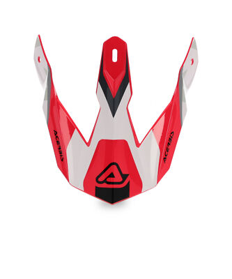 Acerbis Helmet Visor Linear Red/White 0024506.343
