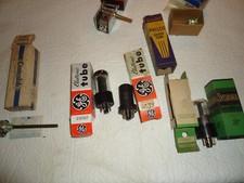 Vintage Television TV Radio Glass Vacuum Tubes and Other parts