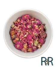 Organic Pink Rose BUDS (Rosa canina) WHOLE BUDS - Harvested This Year A+