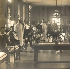 WW1 Photo Postcard Queen Alexandra Military Hospital London Nurses Soldiers