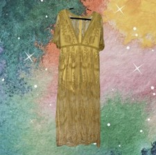 lace maxi boho dress with romper shorts size 1X