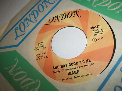 IMAGE PROMO 45 ON LONDON IT'S RAINING / SHE WAS GOOD TO ME 1971 EX-NM NICE GLOSS