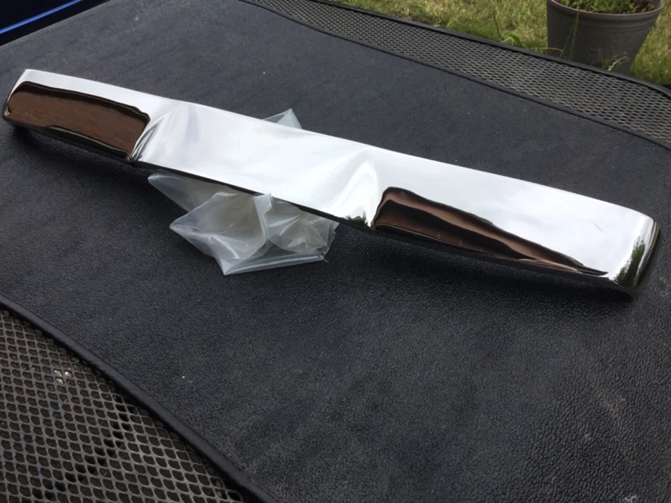 ROVER P4 Rear number plate chrome shroud with seal.   New.    Part no 316141 / 2 - image 2 of 4