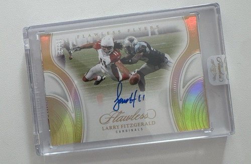 2025 Flawless Flawless Flyers Larry Fitzgerald Auto Gold Foil 18/25