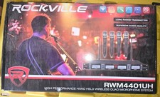 Rockville RMW4401UH High Performance Hand Held Wireless Quad Microphone System