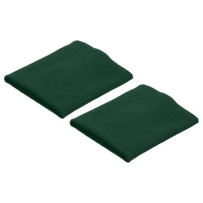 Elastic Cuffs Ribbed Trims Cotton Fabric Knit Rib Stretch Tape, Dark Green