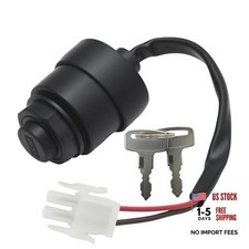 Hoypeyfiy Golf Cart Ignition Key Switch, Replacement for Yamaha G19 Electric